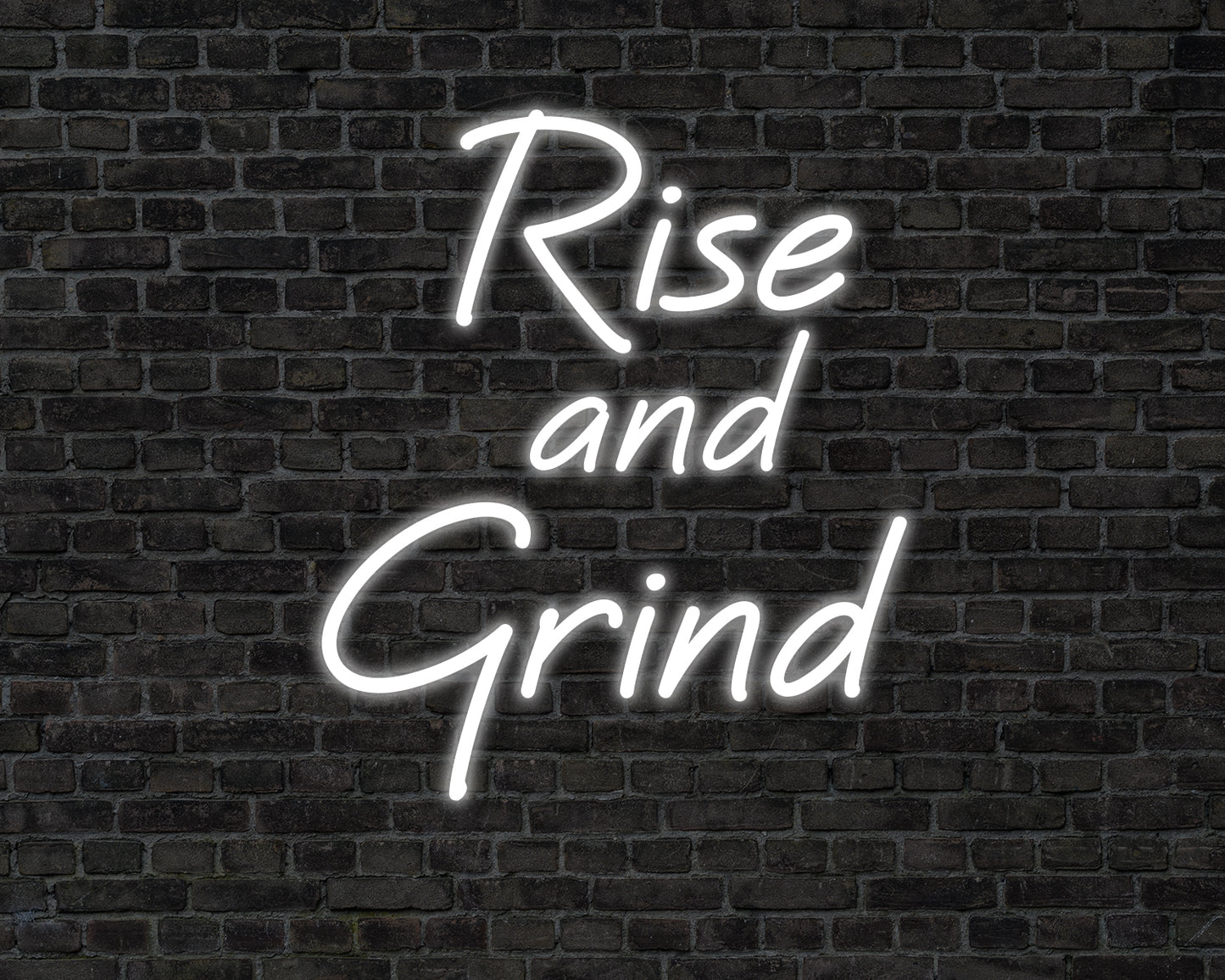 Rise & Grind Neon Sign