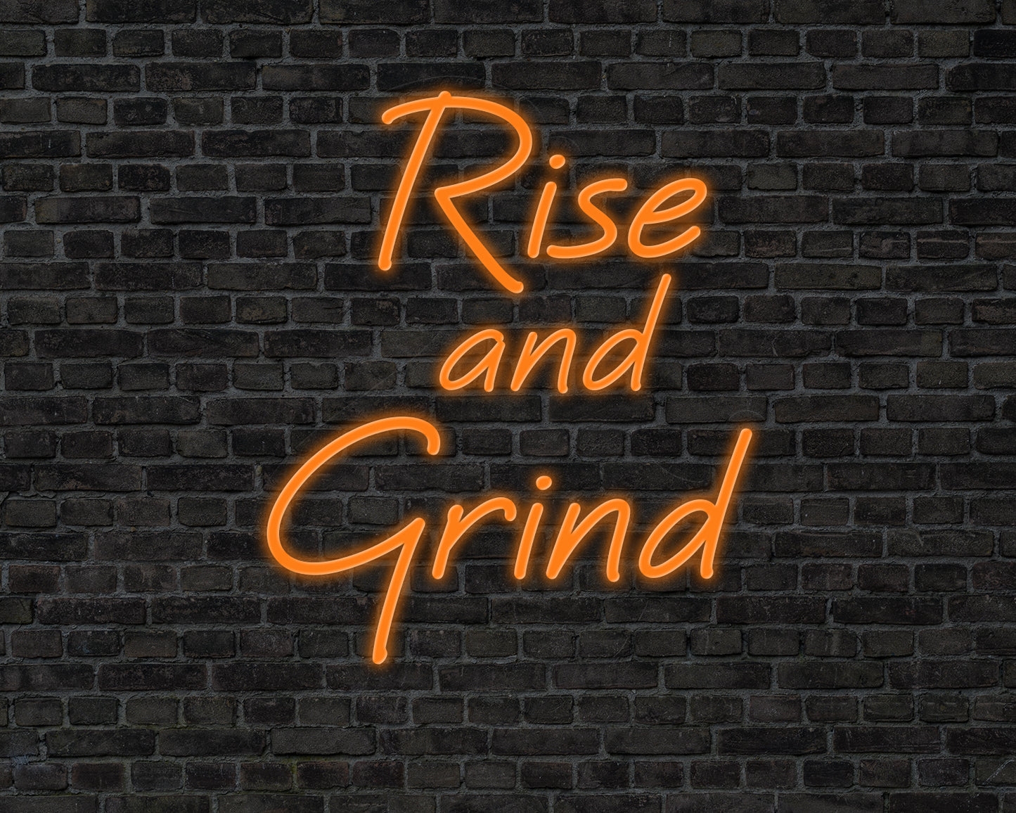 Rise & Grind Neon Sign