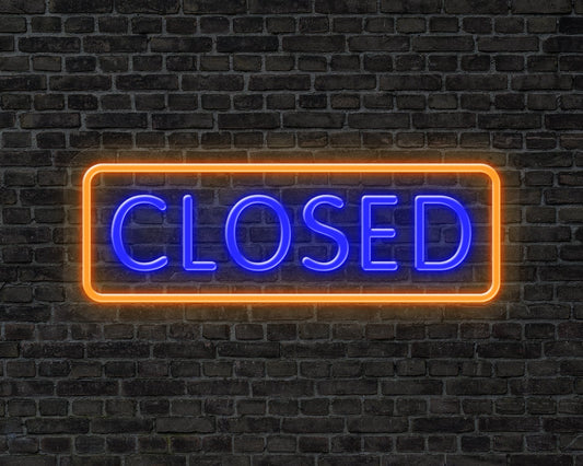 Closed Sign Neon Sign