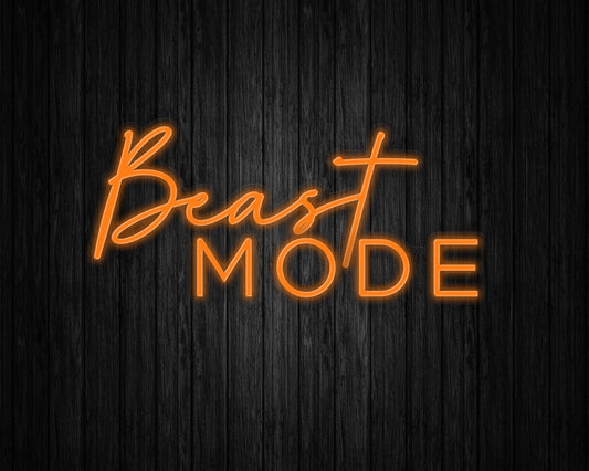 Beast Mode Neon Sign