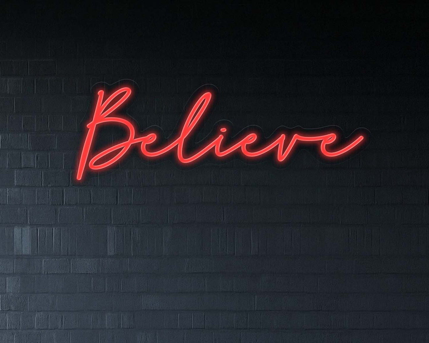 Believe Neon Sign