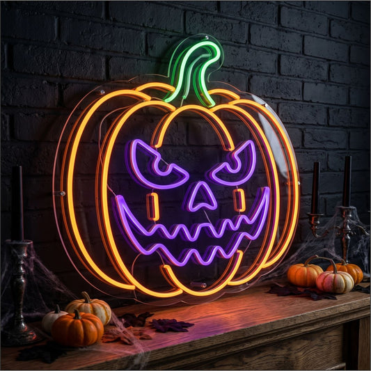 Halloween Pumpkin Neon