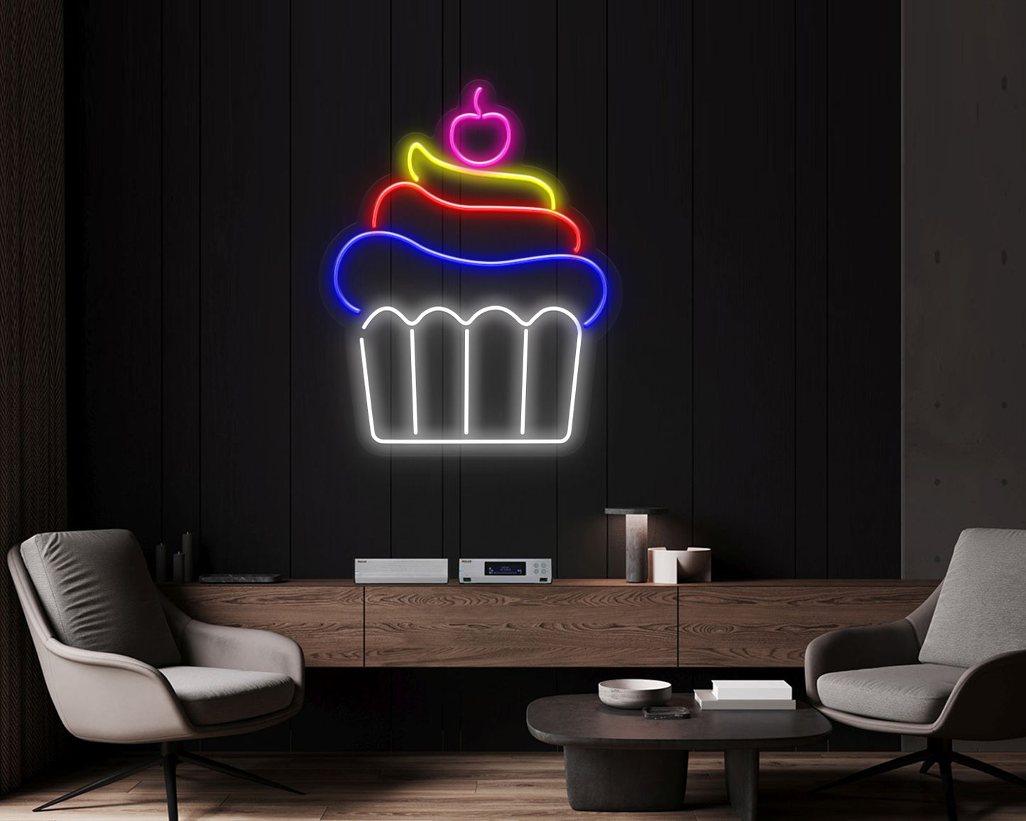 Cupcake Neon Sign
