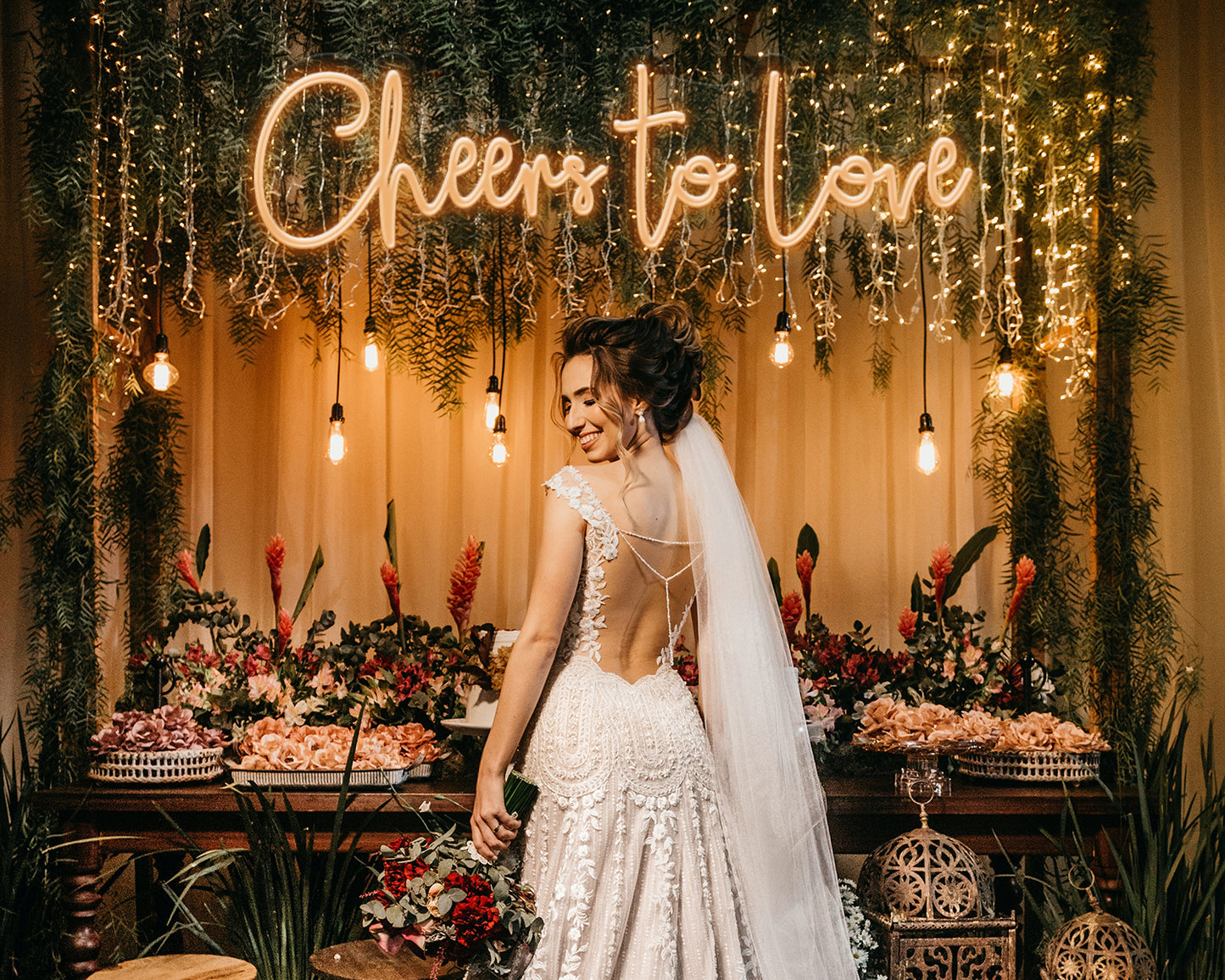 Cheers to Love Neon Sign