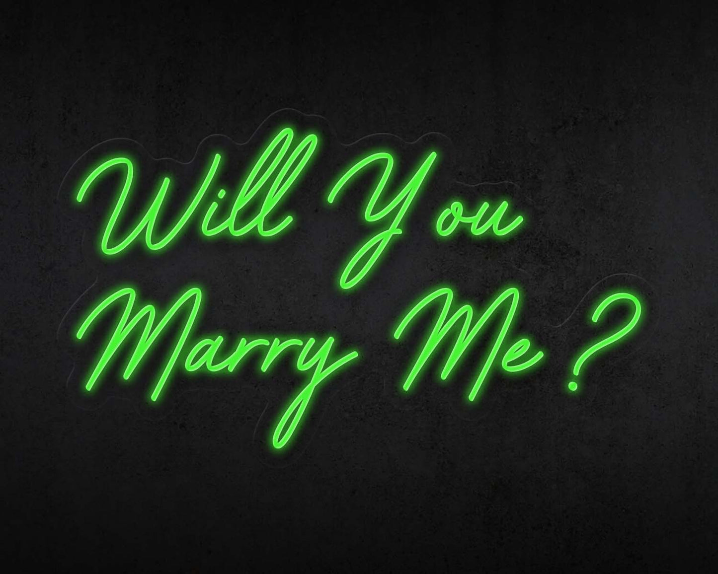 Will you marry me Neon Sign