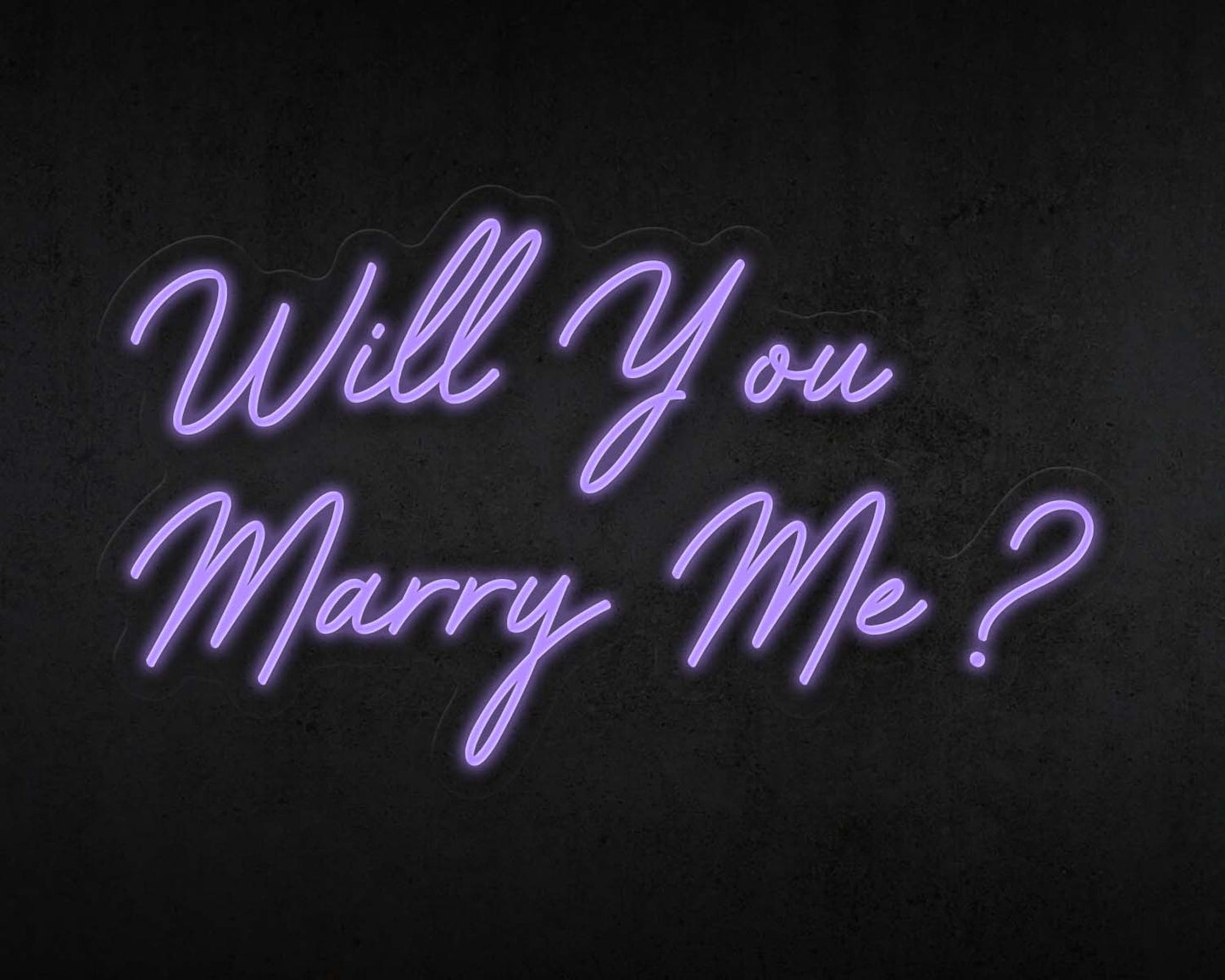 Will you marry me Neon Sign