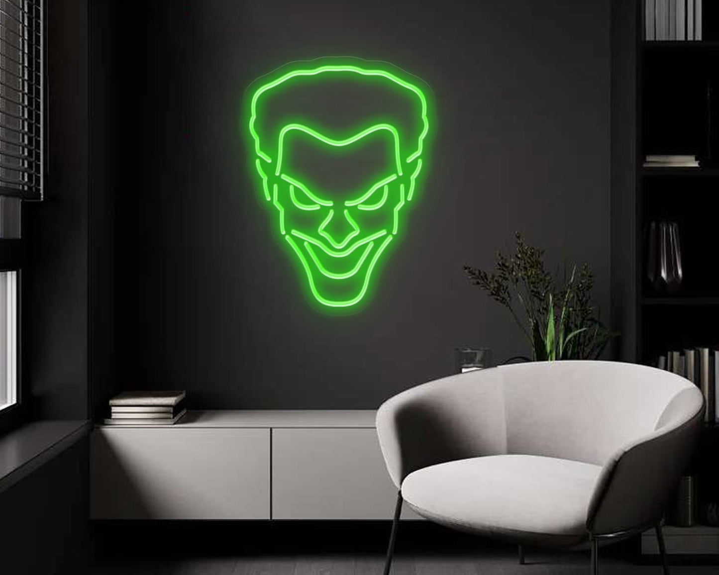 Joker Green Neon Sign