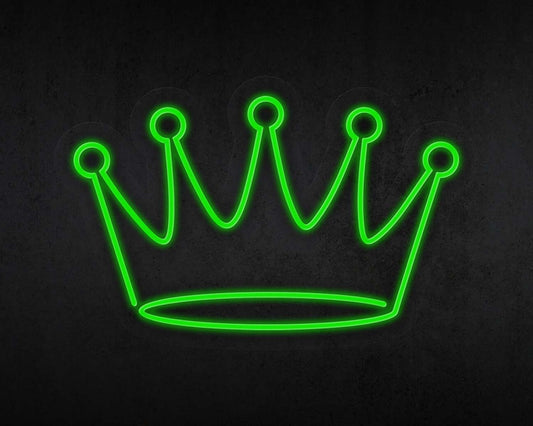 Crowned King Neon Sign