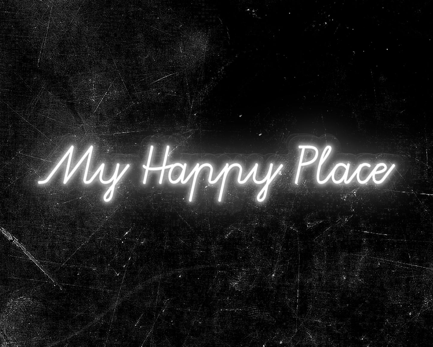 My Happy Place Neon Sign