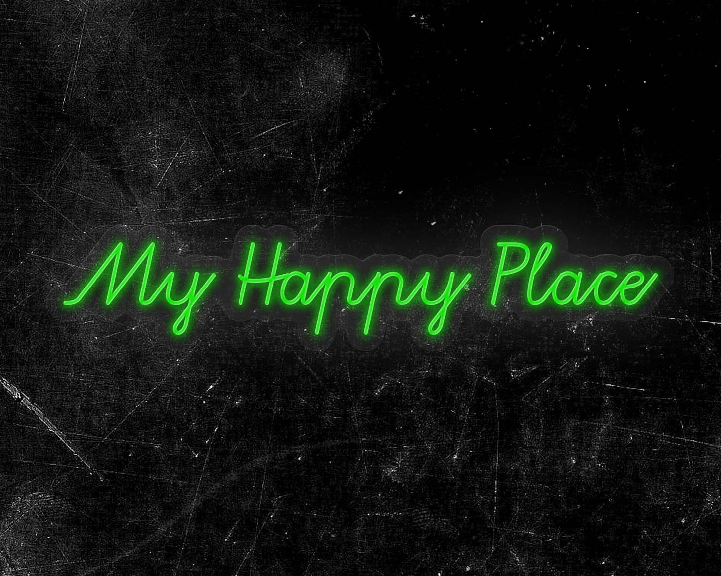 My Happy Place Neon Sign