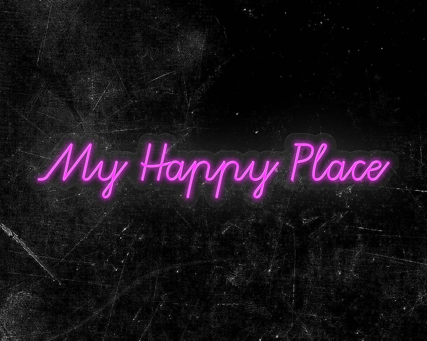 My Happy Place Neon Sign