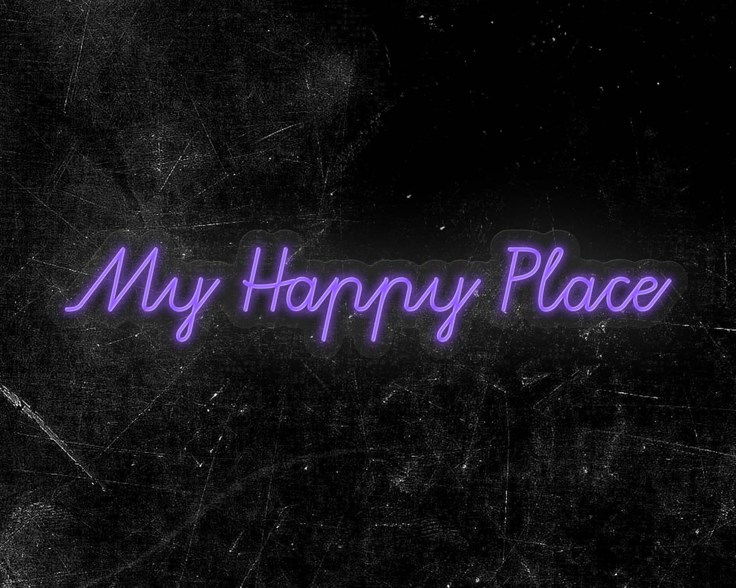 My Happy Place Neon Sign