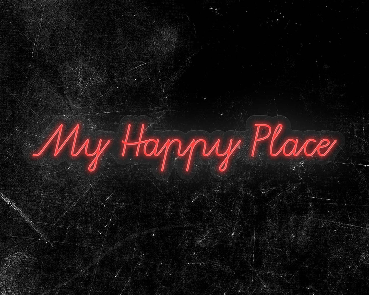 My Happy Place Neon Sign
