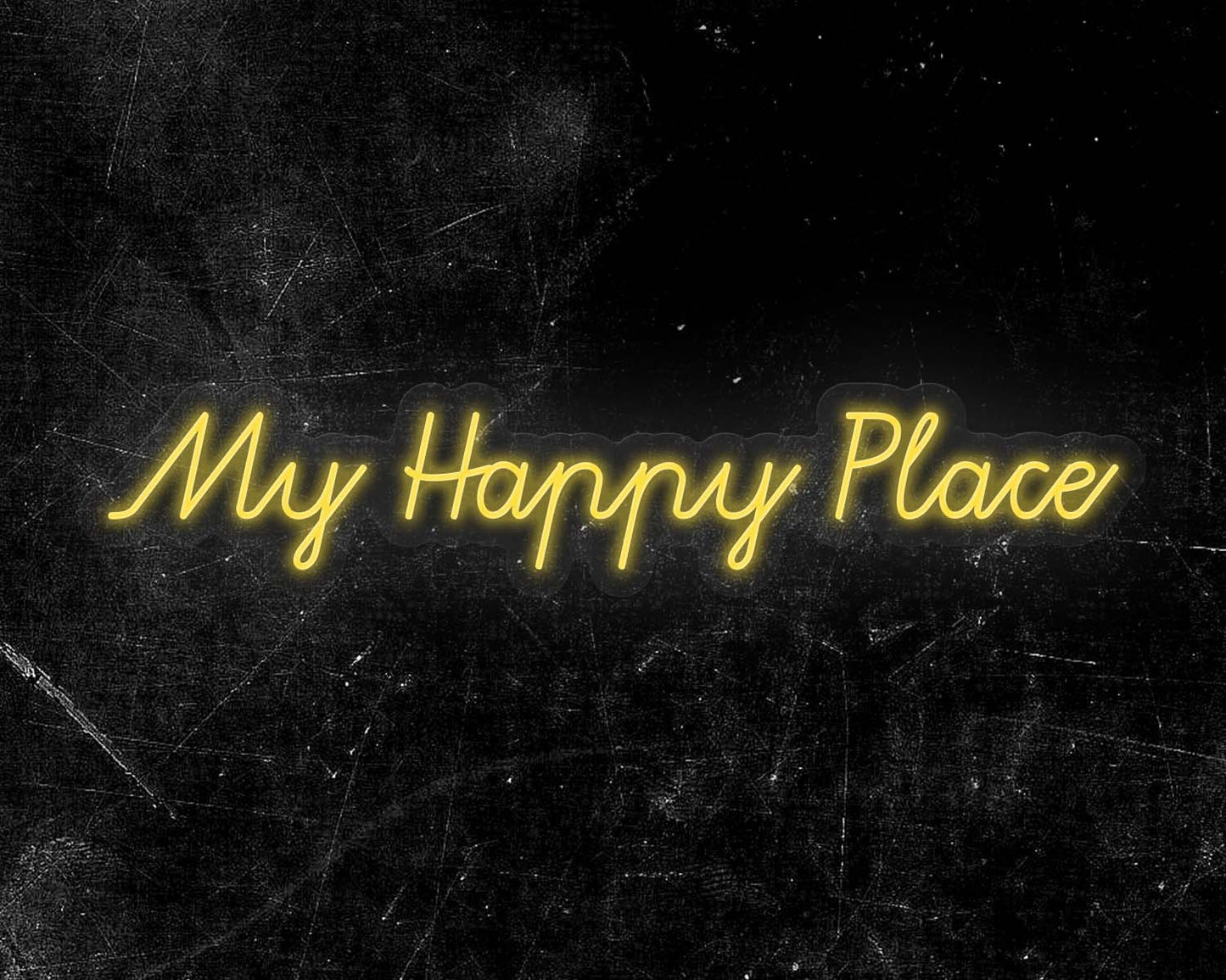 My Happy Place Neon Sign