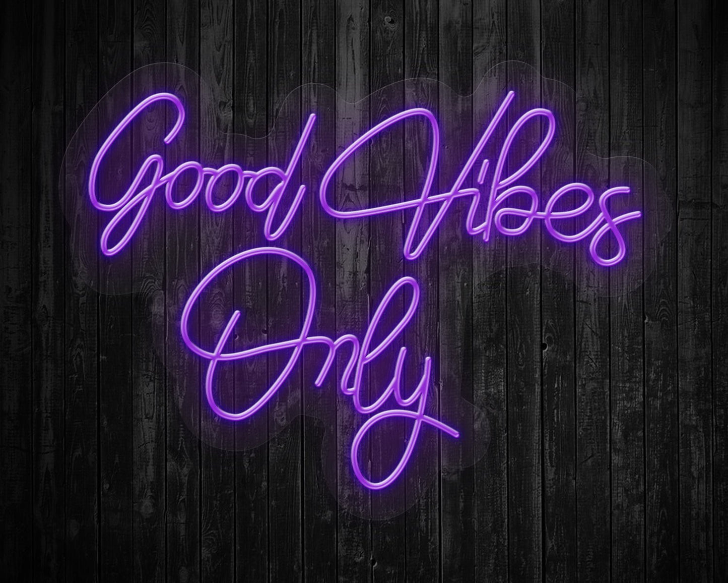 Good Vibes Only Neon Sign