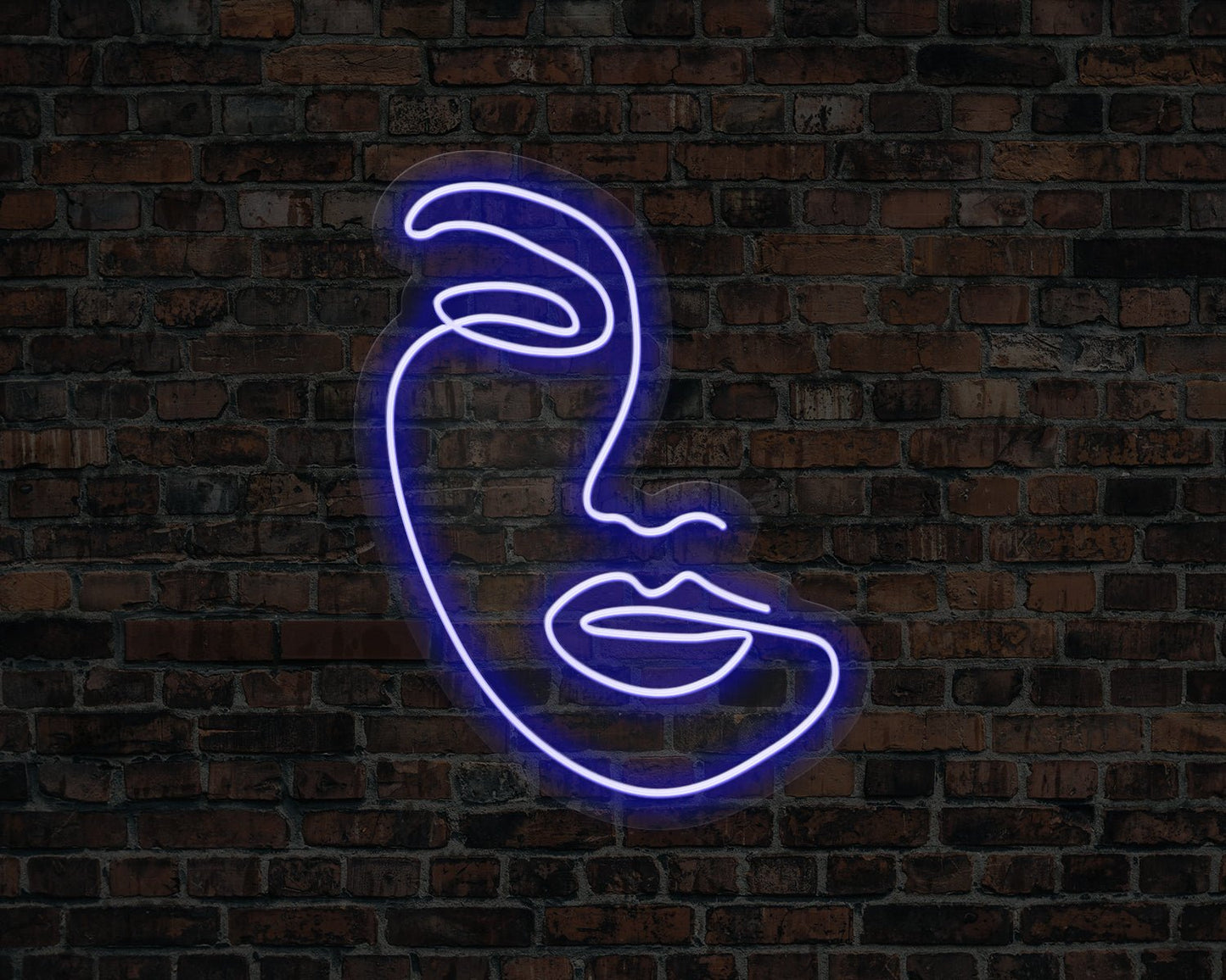 Face Neon Sign