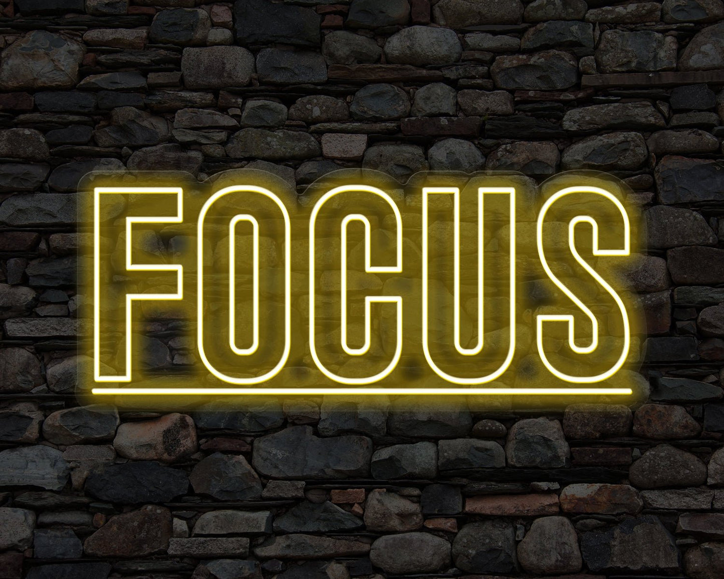Focus Neon Sign
