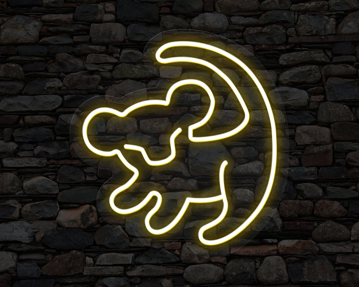 Lion Cub Neon Sign
