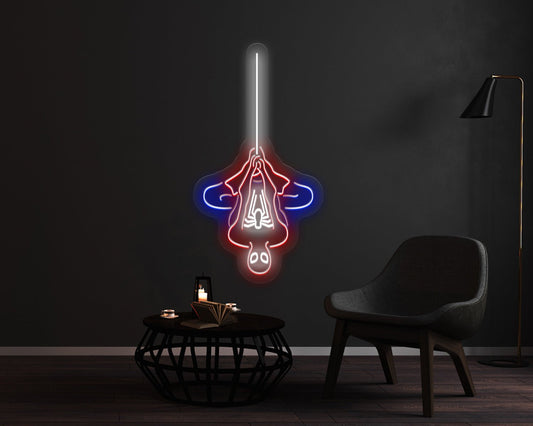 Spider Man Neon Sign