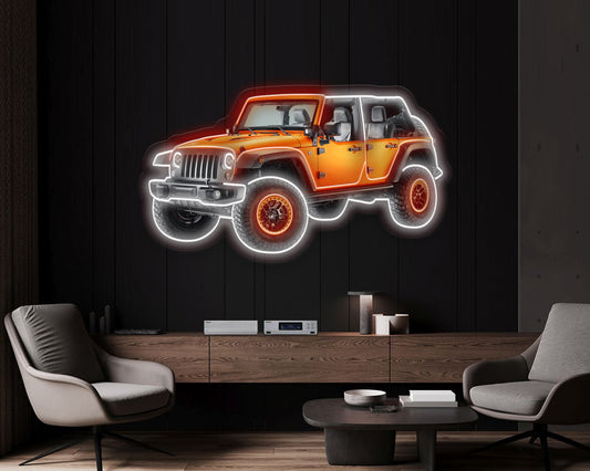 Jeep Car Neon Sign