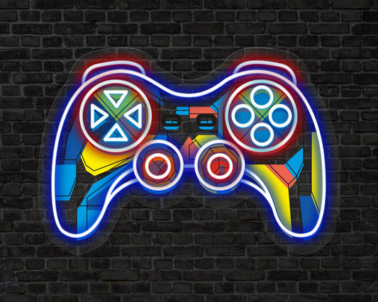 Game Controller Neon Sign