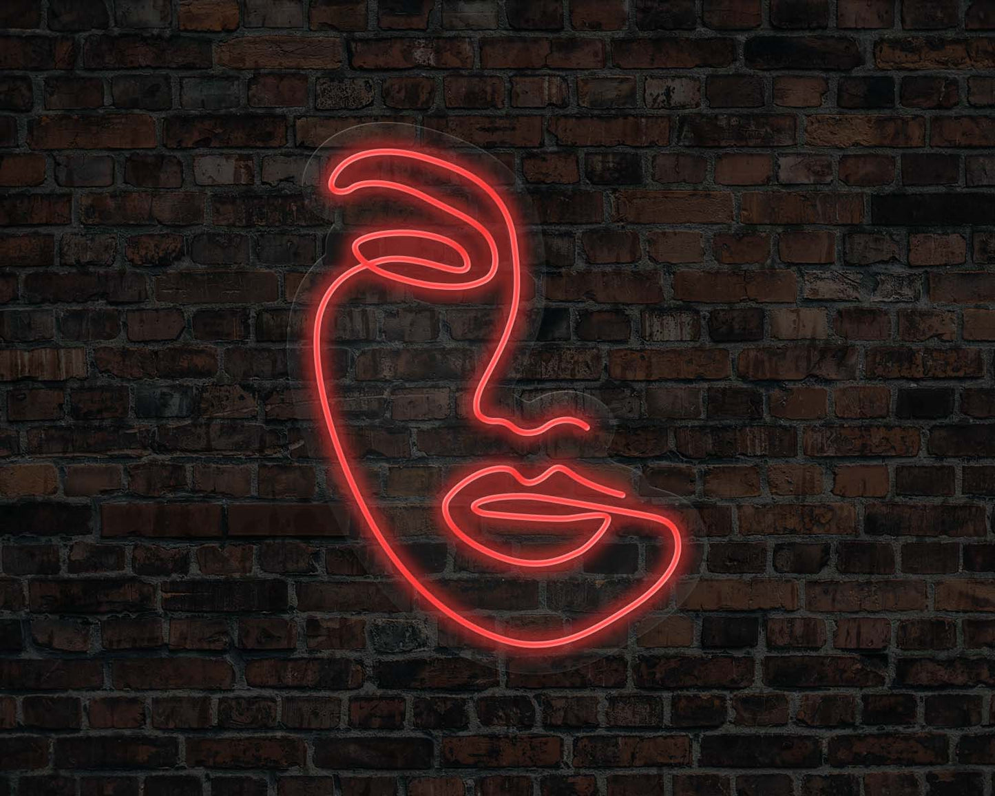 Face Neon Sign