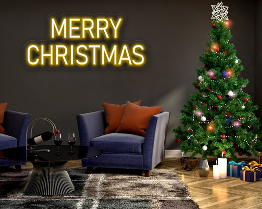 Merry Christmas Neon Sign