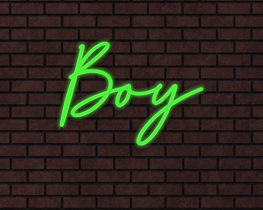 Boy Neon Sign