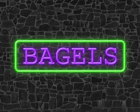 Bagels Neon Sign