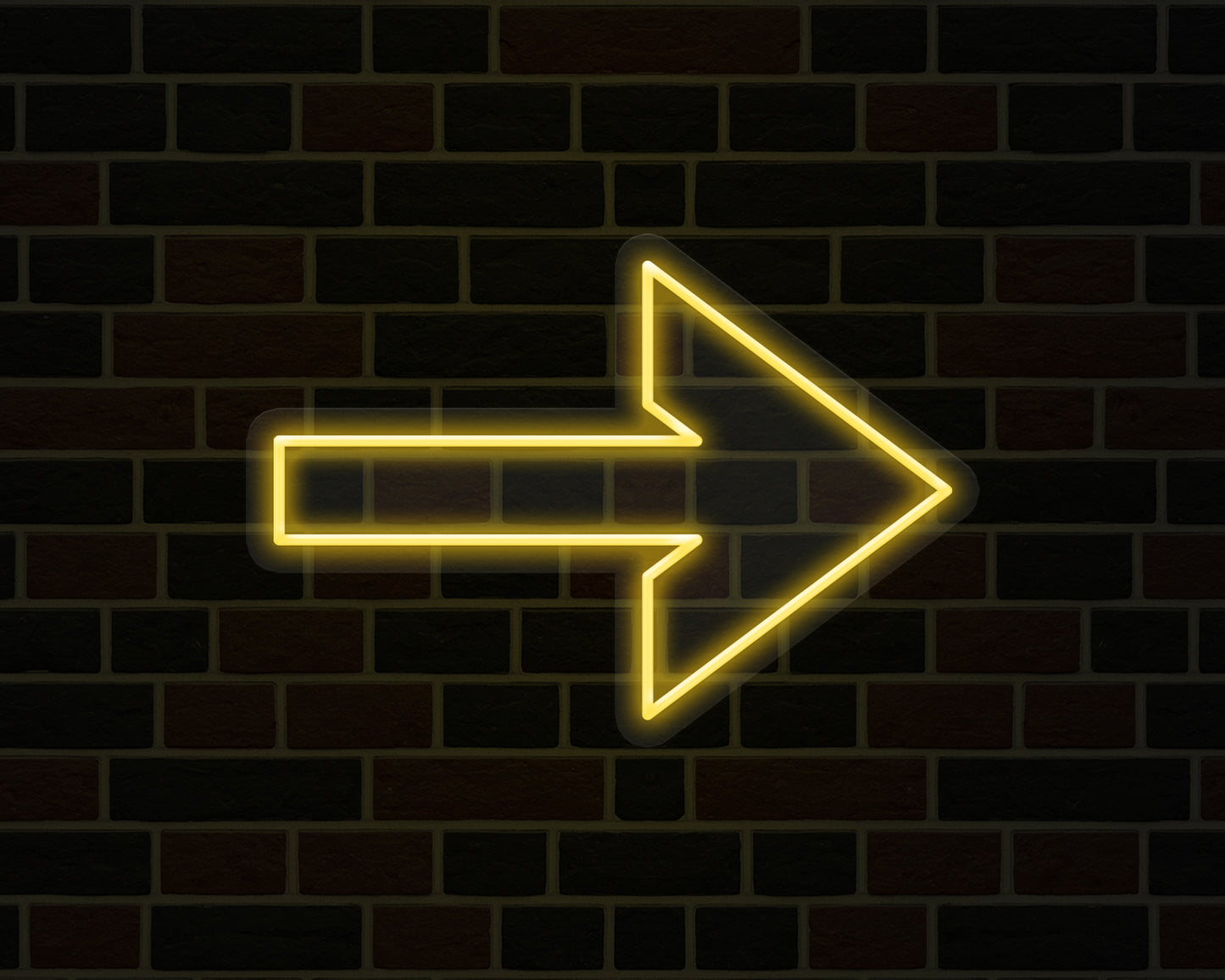Right Arrow Neon Sign