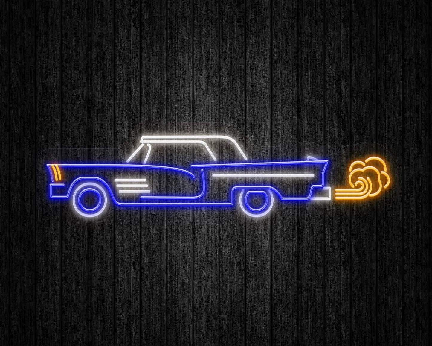 Vintage Car Neon Sign