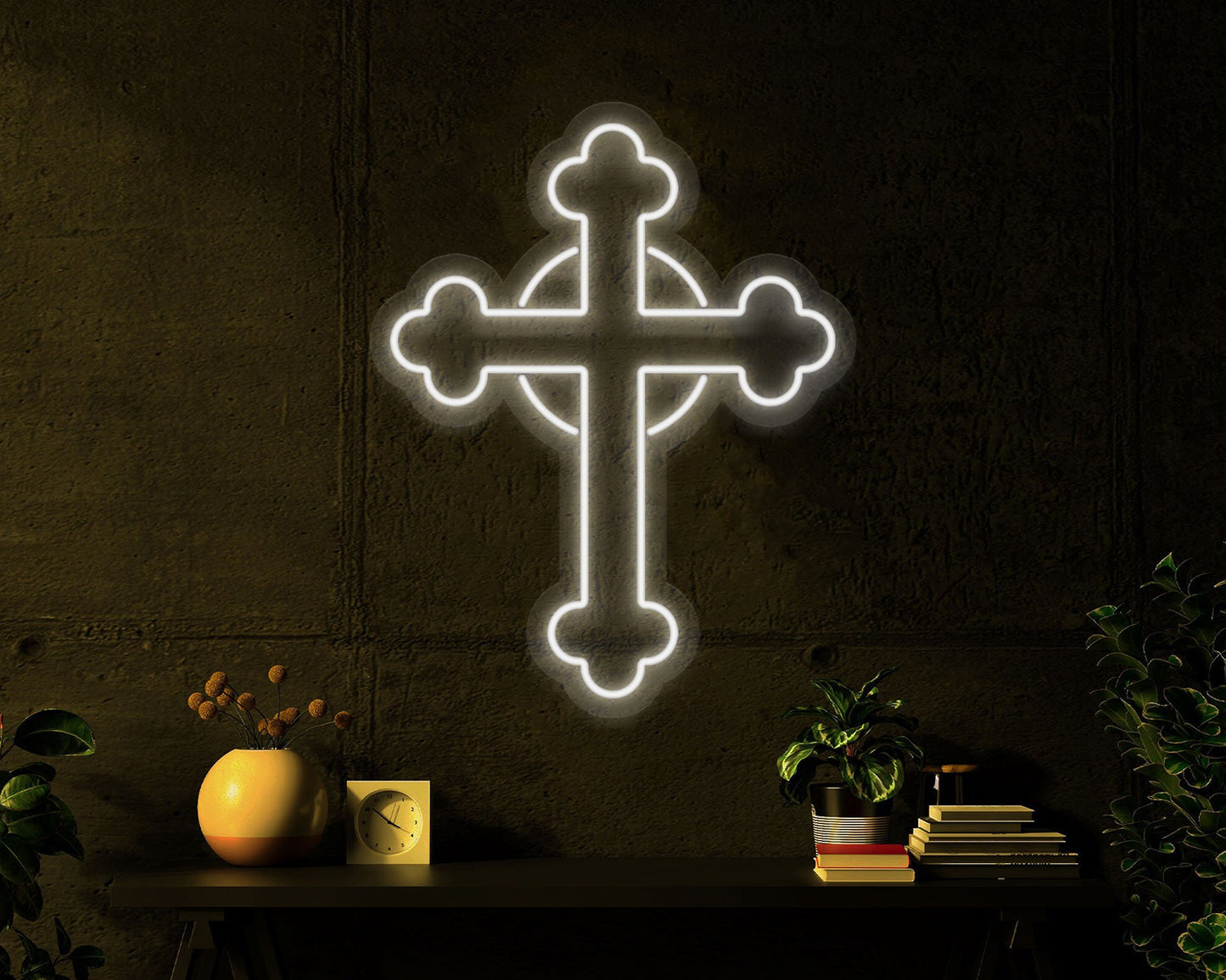 Cross Neon Sign