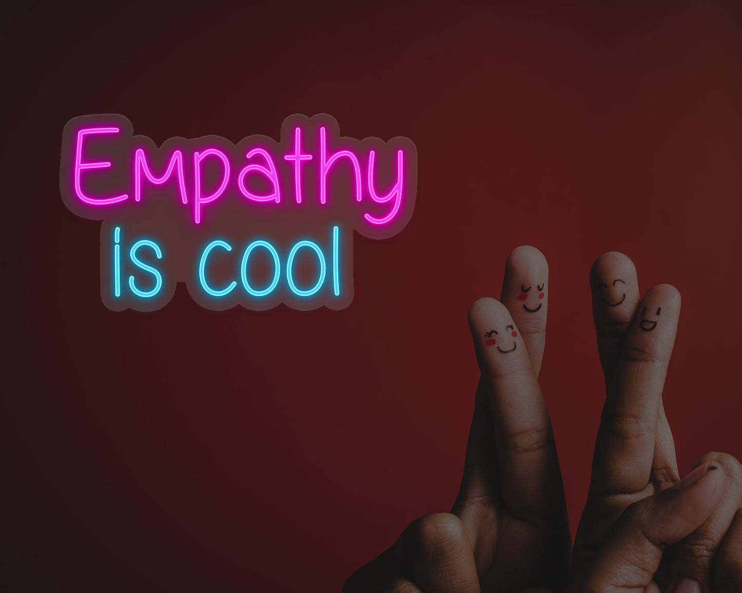 Empathy Is Cool Neon Sign