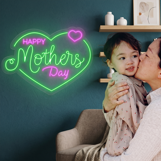 Happy Mothers Day Neon Sign