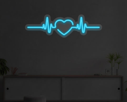 Heartbeat Neon Sign