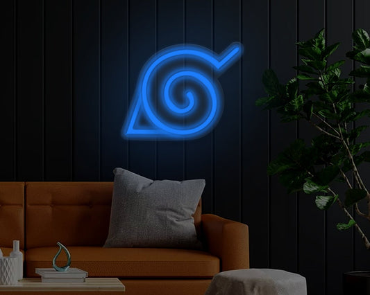 Naruto Hidden Leaf Neon Sign