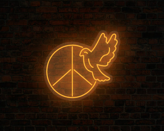 Peace Neon Sign