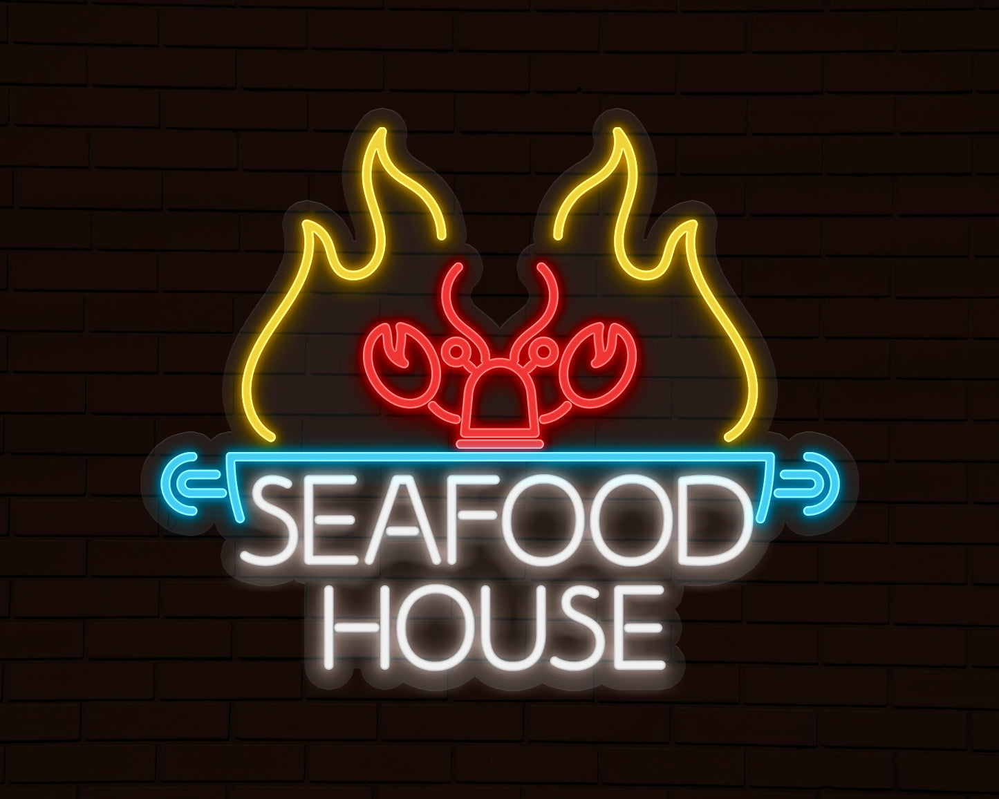 Seafood House Neon Sign