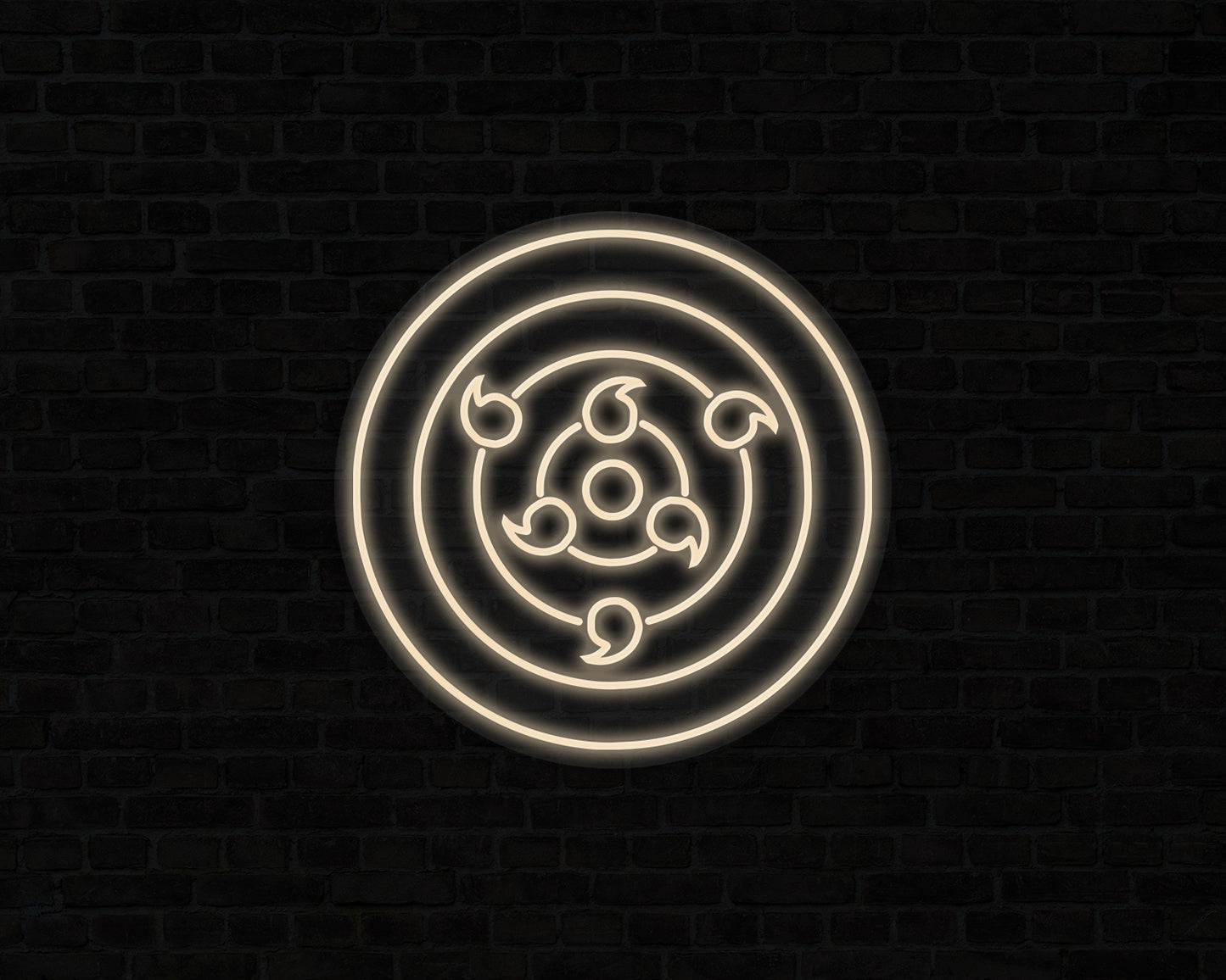 Sharingan Rinnegan Neon Sign