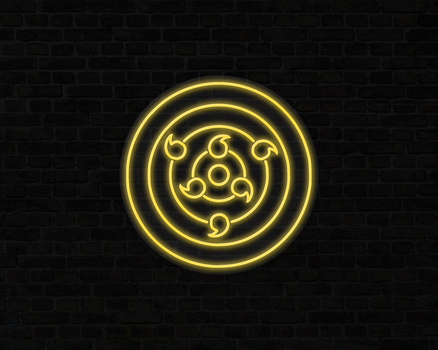 Sharingan Rinnegan Neon Sign