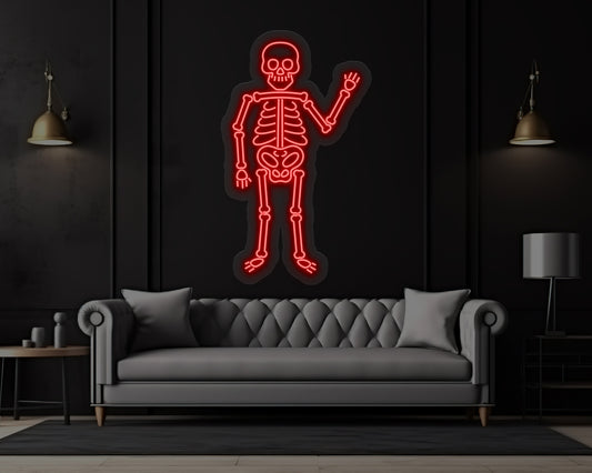 Skeleton Neon Sign
