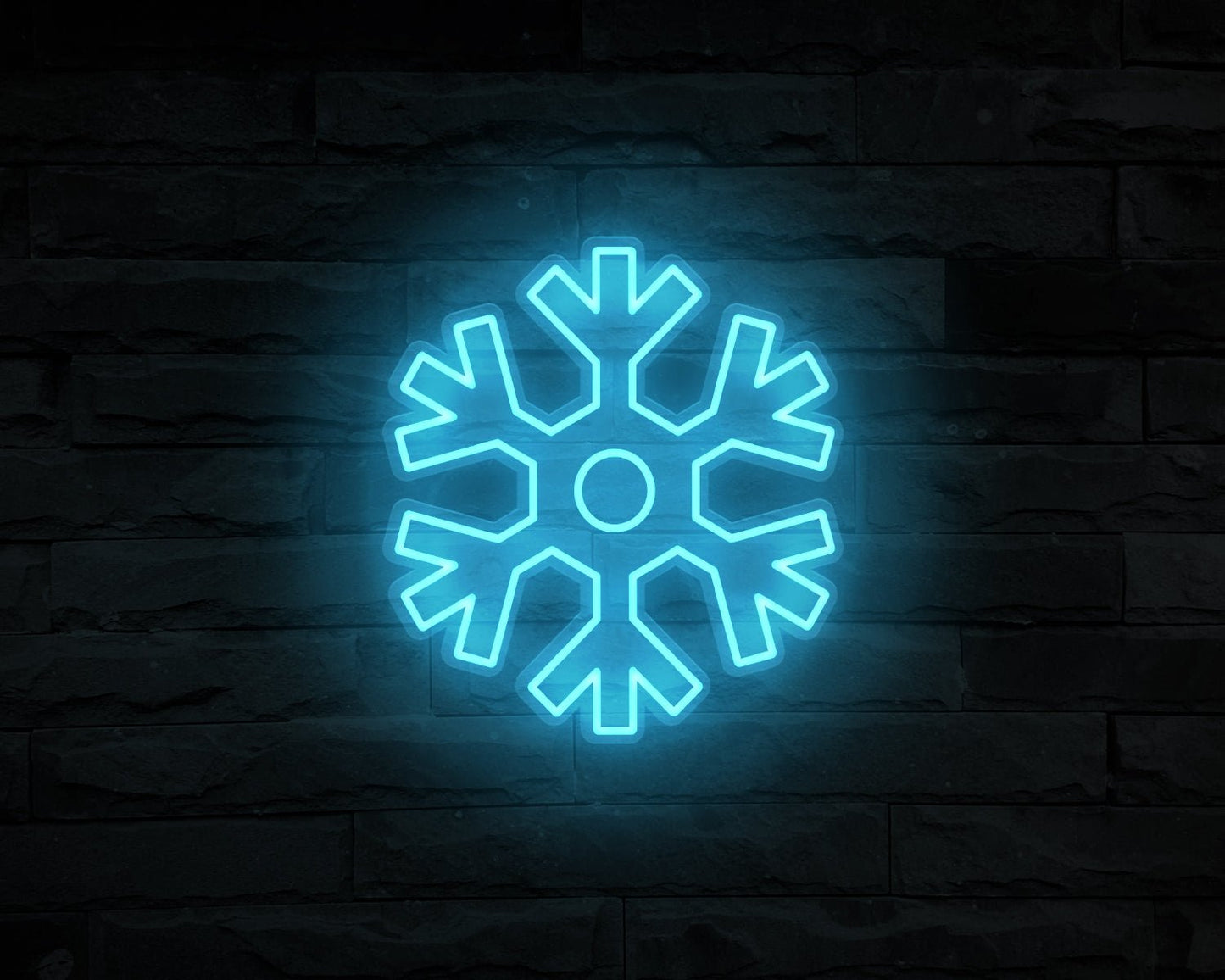 Snowflake Neon Sign