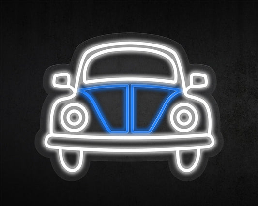 Volkswagen Beetle Vintage Car Neon Sign