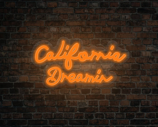 California Dreamin Neon Sign