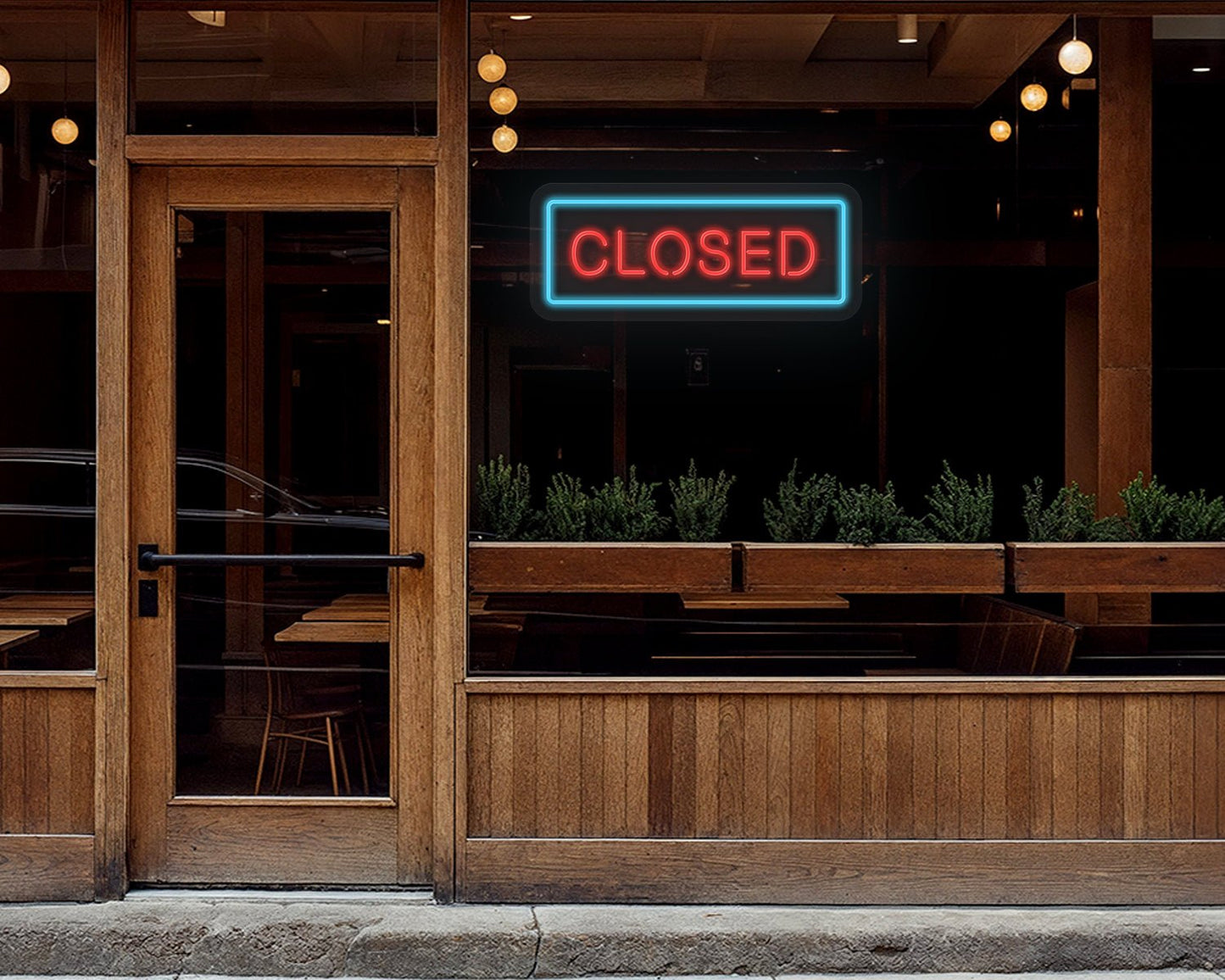 Closed Neon Sign