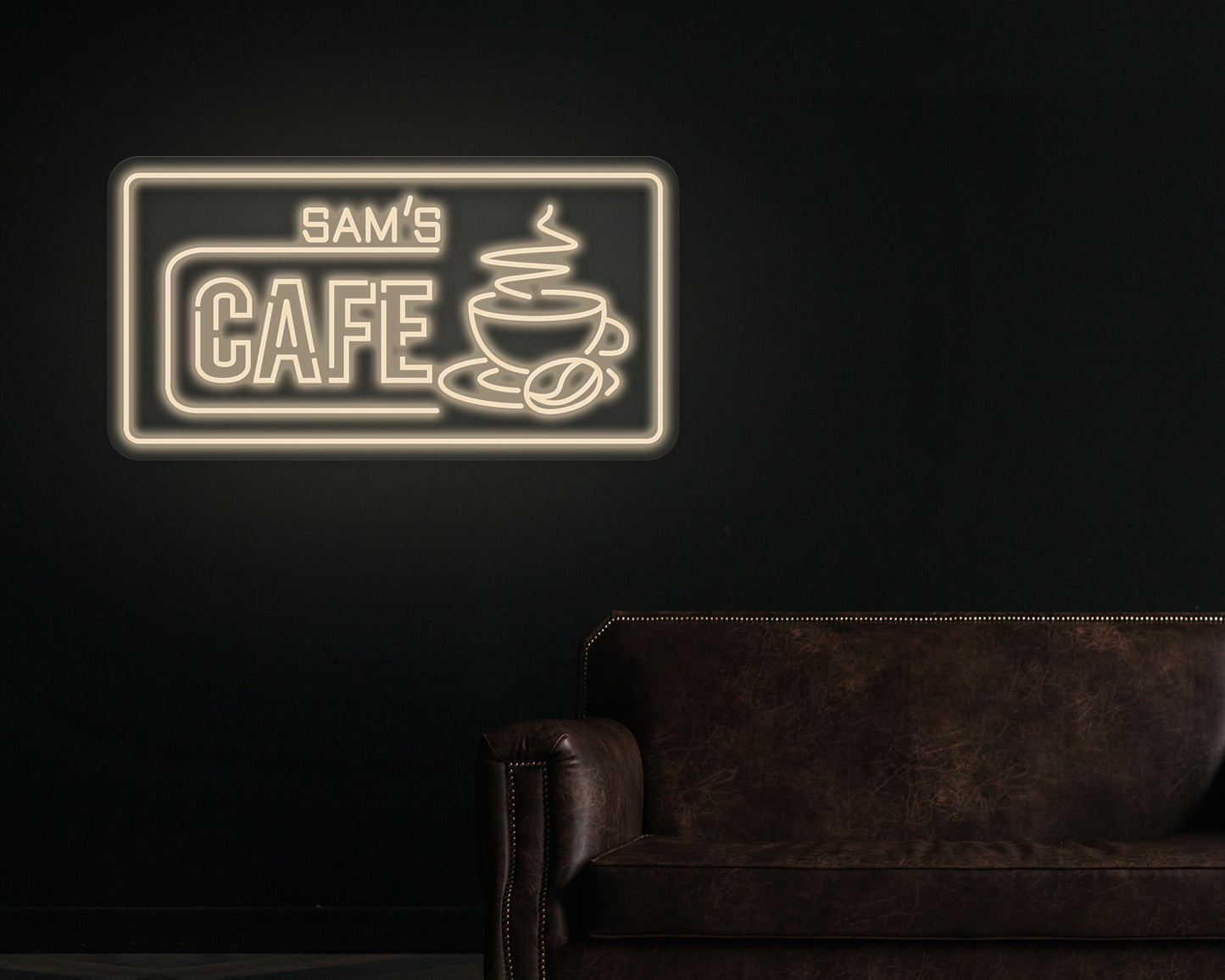 Custom Name Cafe Neon Sign