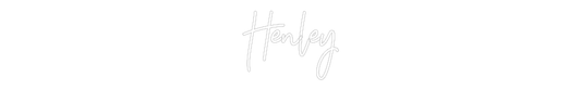 Custom Name Neon Sign Henley