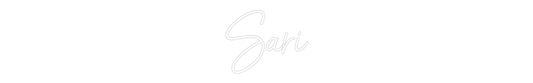 Custom Name Neon Sign Sari