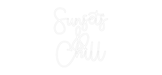 Custom Name Neon Sign Sunsets
&
C...