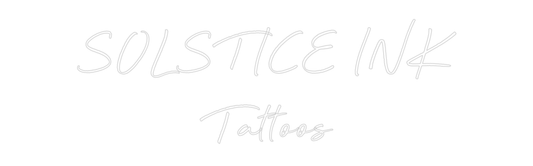 Custom Name Neon Sign SOLSTICE INK
...